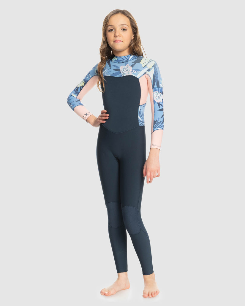 Girls 8-16 3/2Mm Swell Series Back Zip Wetsuit