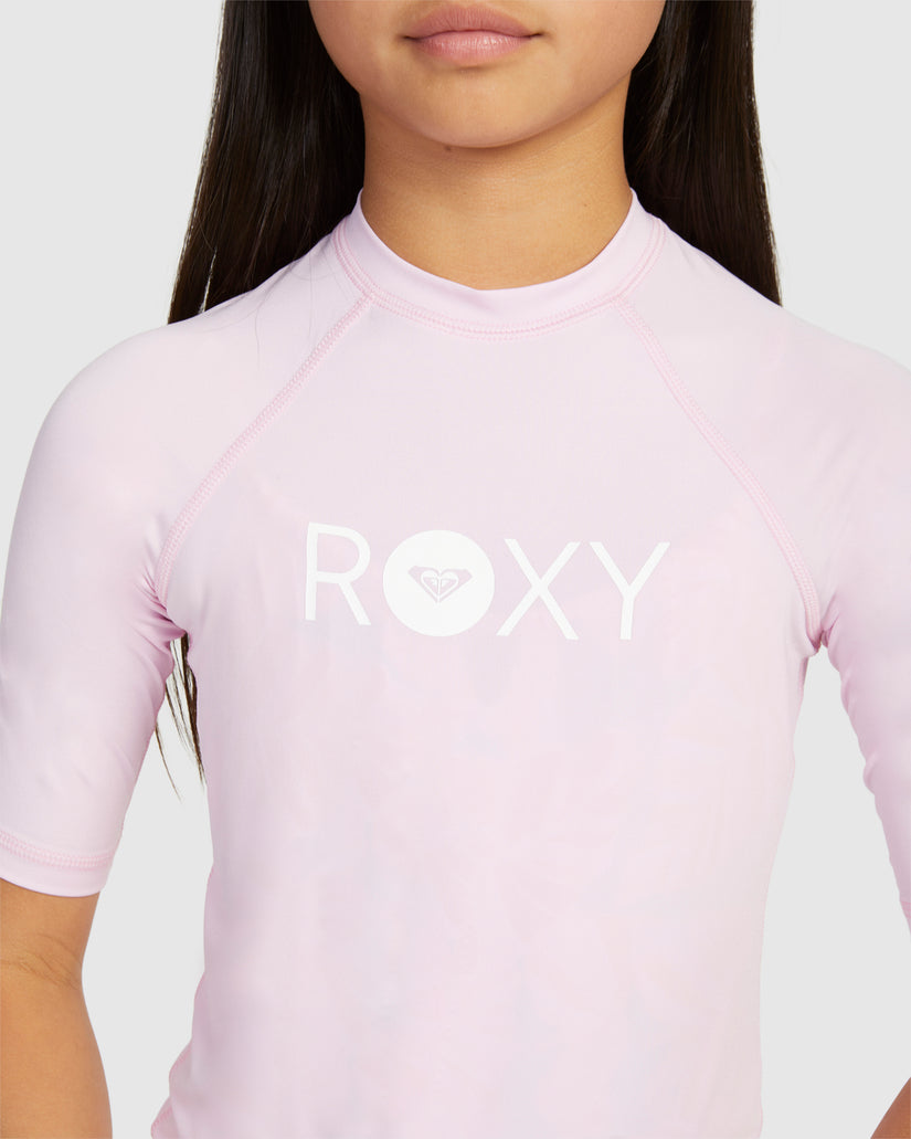 Girls Essential Ss Lycra Rashguard