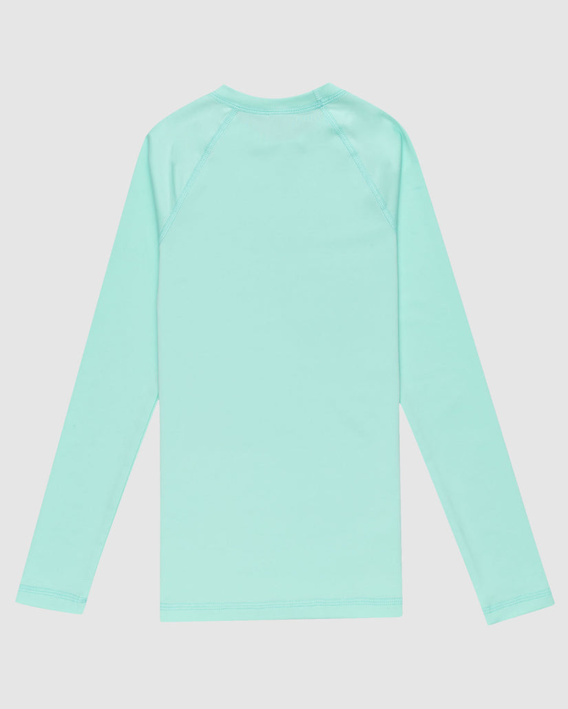 Girls 8-16 Essential Lycra Long Sleeve Rash Vest