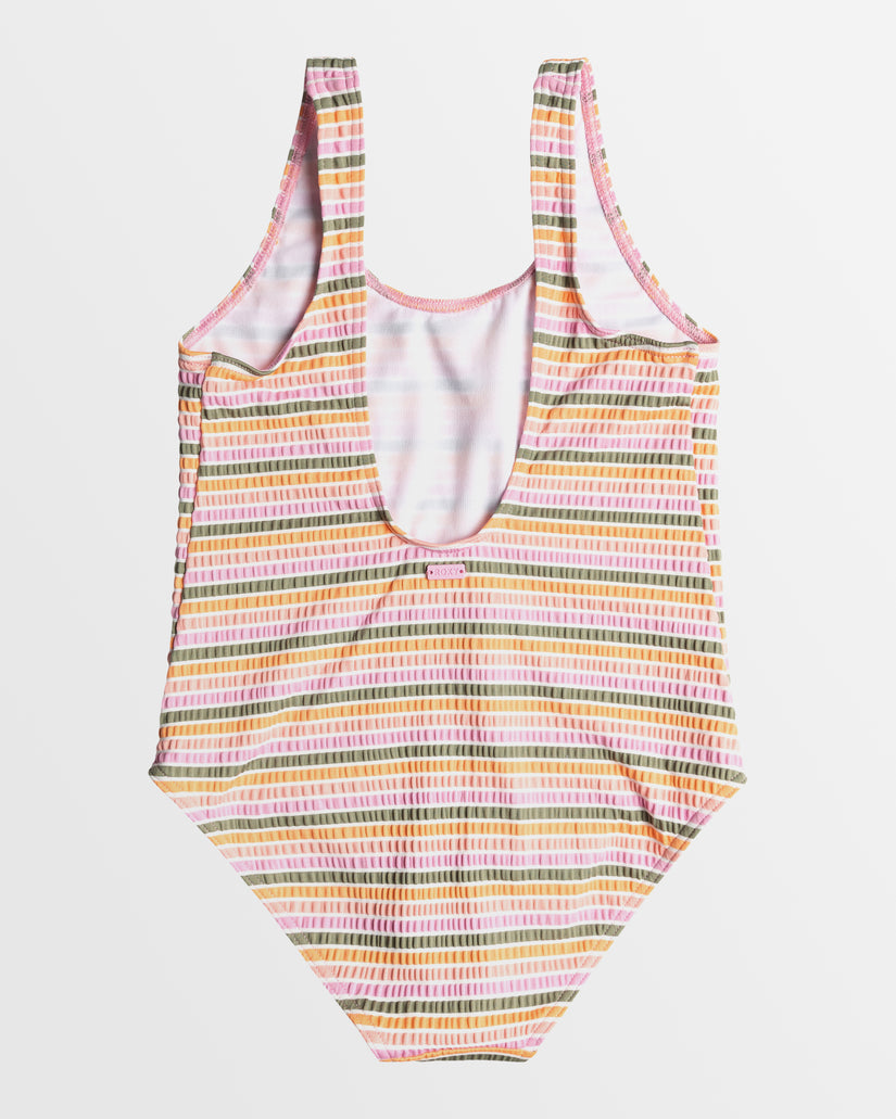 Girls 8-16 Mirage Stripe One Piece Swimsuit