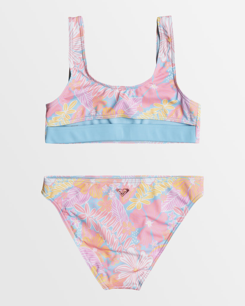 Girls 8-16 Hidden Garden Two Piece Swim Set