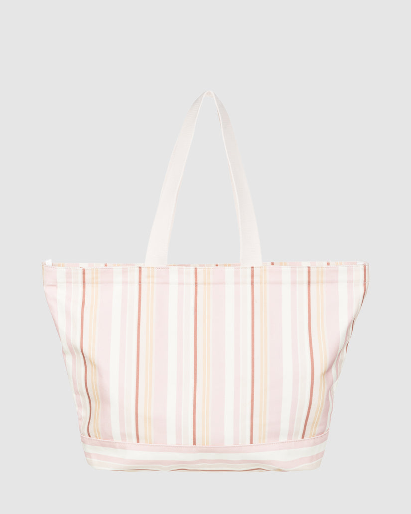 Womens Strippy Beach Bag