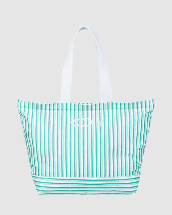 Womens Strippy Beach Tote Bag