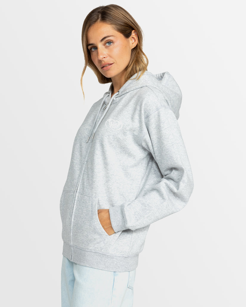 Womens Surf Stoked Zip-Up Hoodie