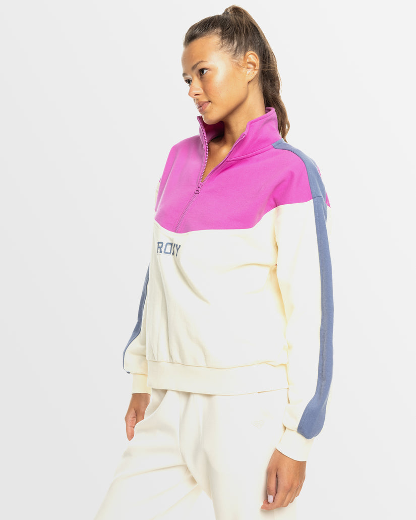 Womens Essential Energy Half-Zip Sweatshirt