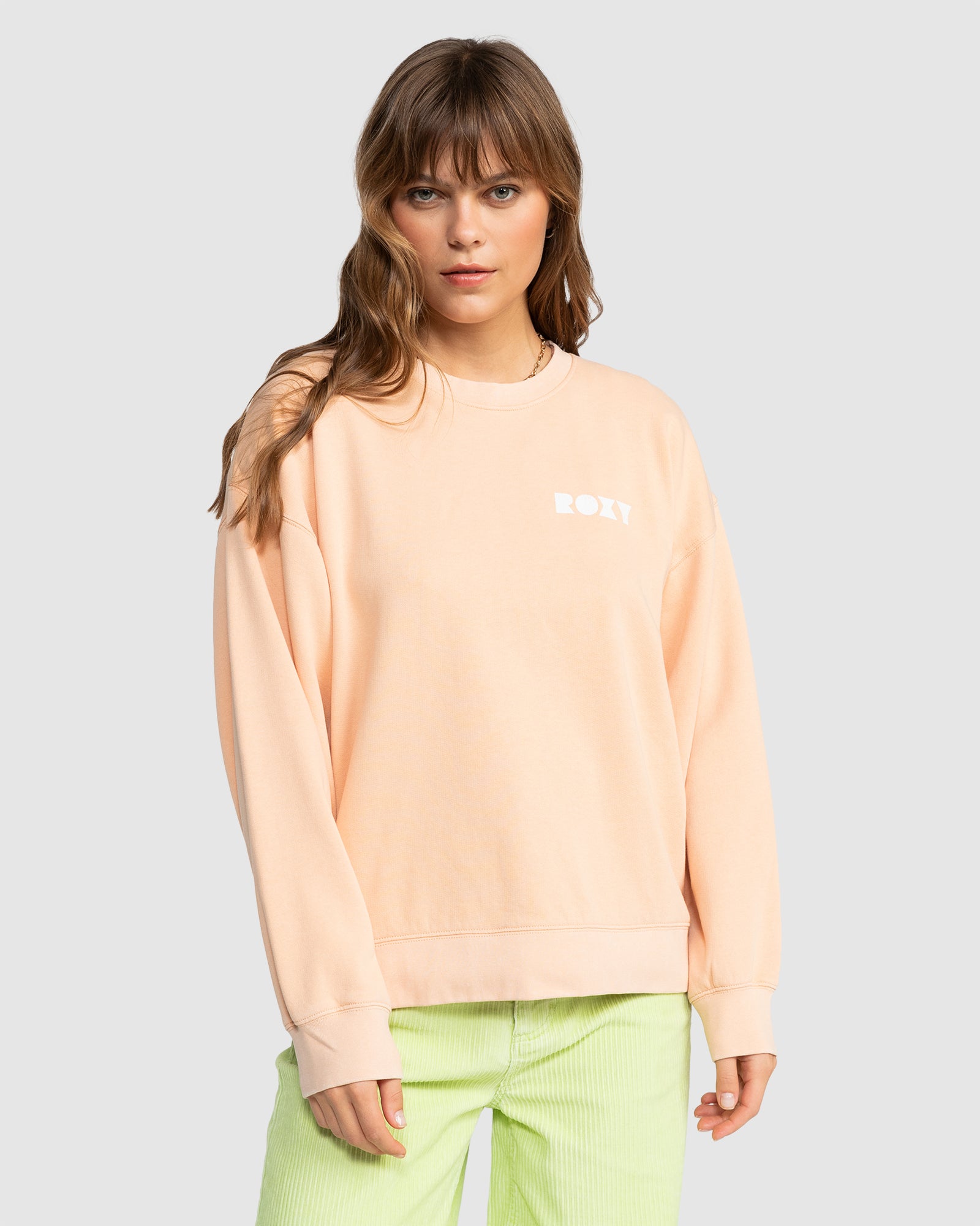 ROXY Womens Into The Night Crew Neck Sweatshirt