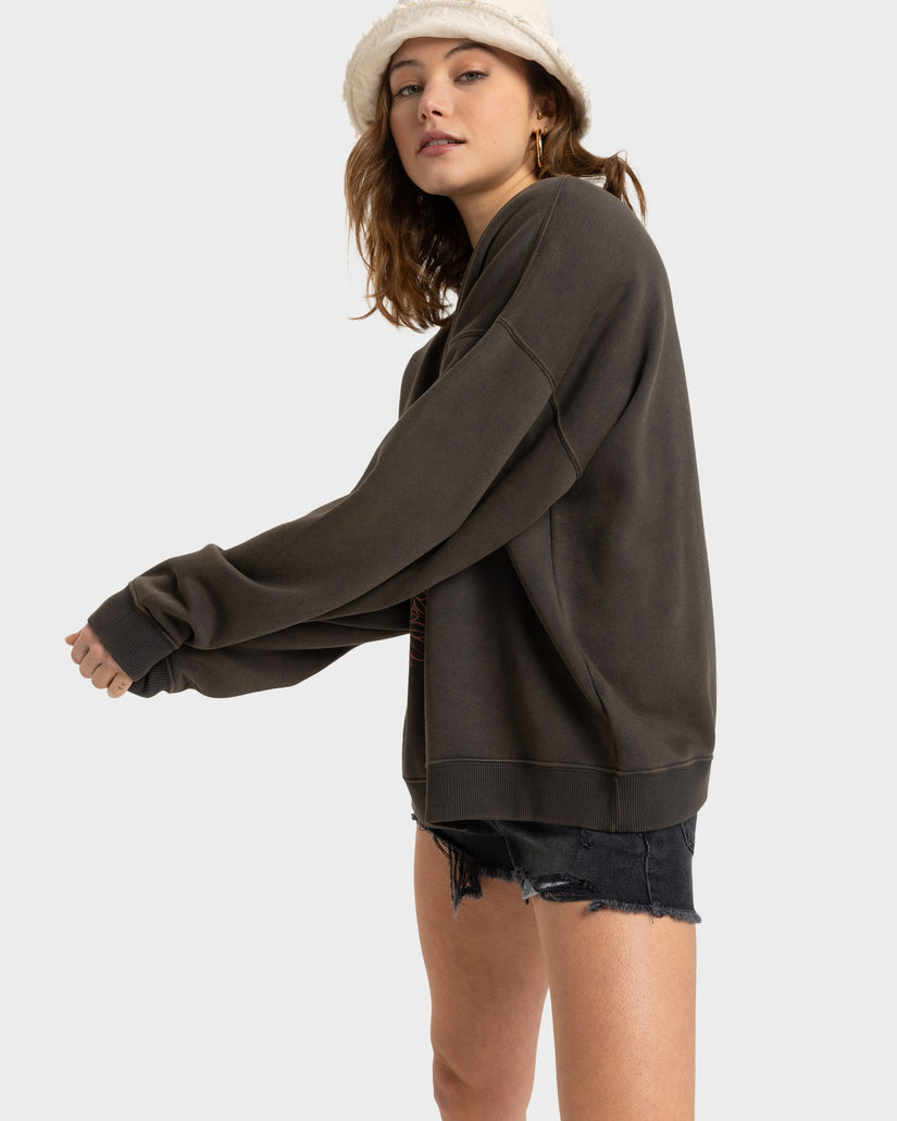 Womens Lineup Oversizedd Crew Neck