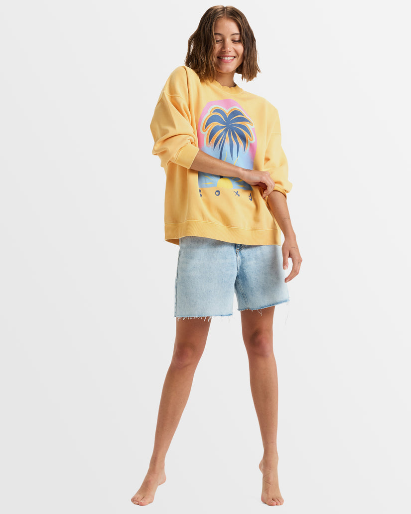 Womens Oz Lineup Oversized Crew Top