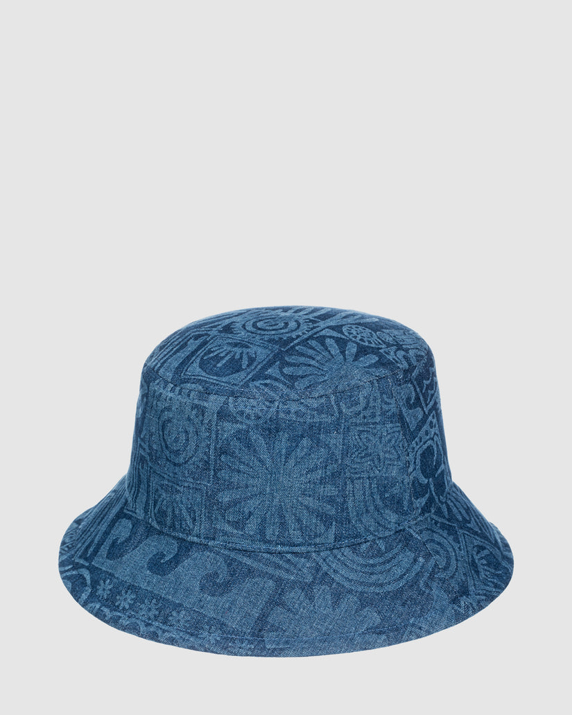 Womens Flower Bus Bucket Hat