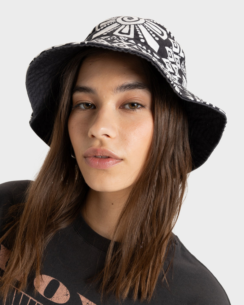 Womens Jasmine Paradise Reversible Bucket Hat