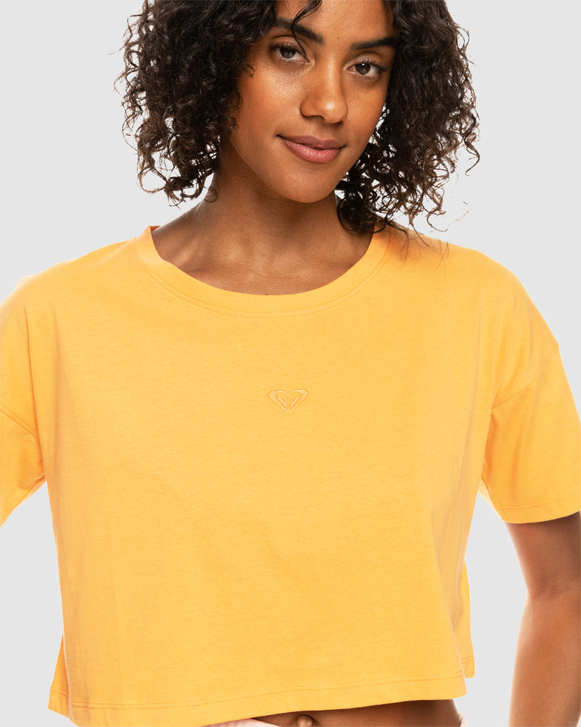 Womens Essential Crop Tee T-Shirt