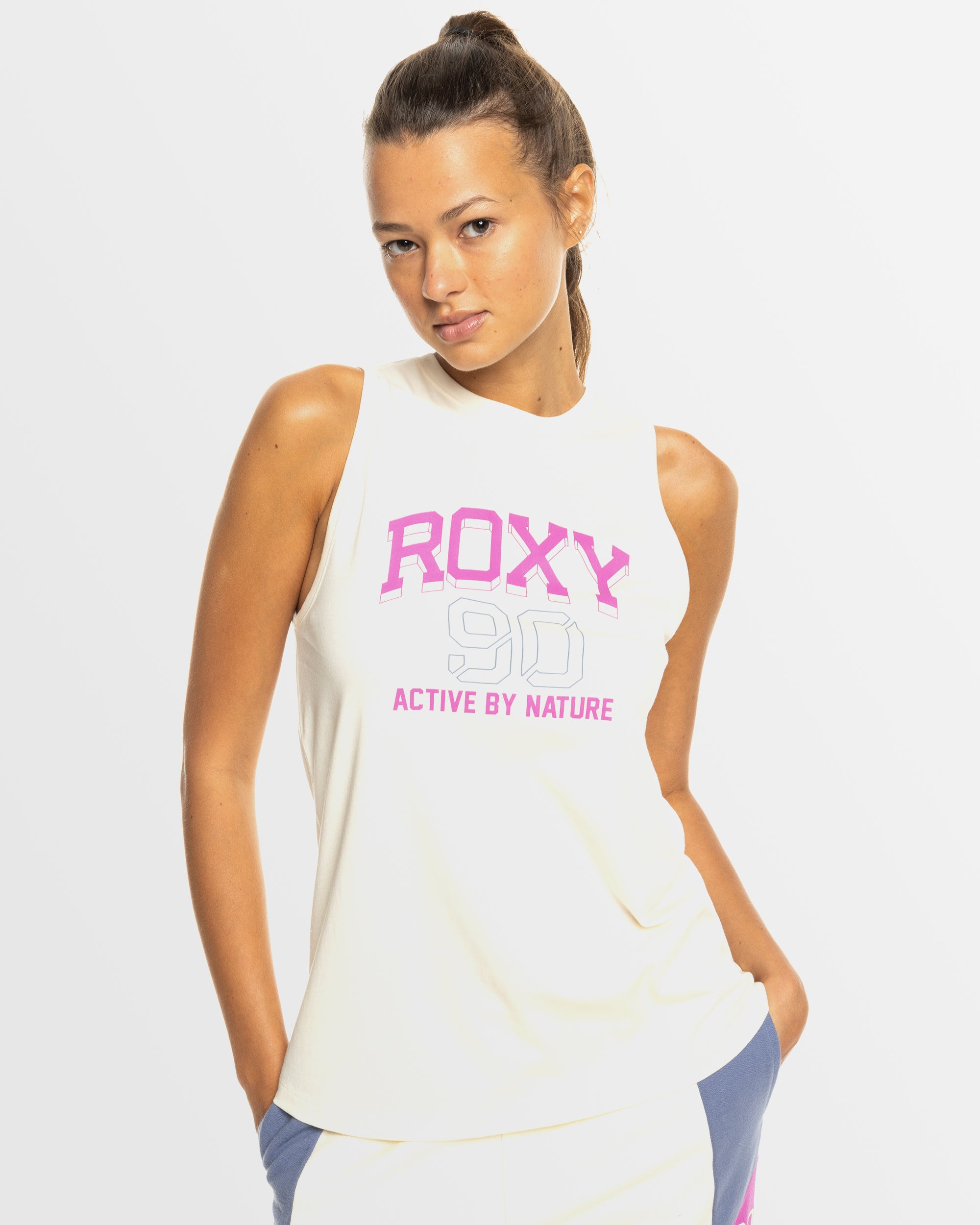 ROXY Womens Essential Energy Varsity Sport Tank