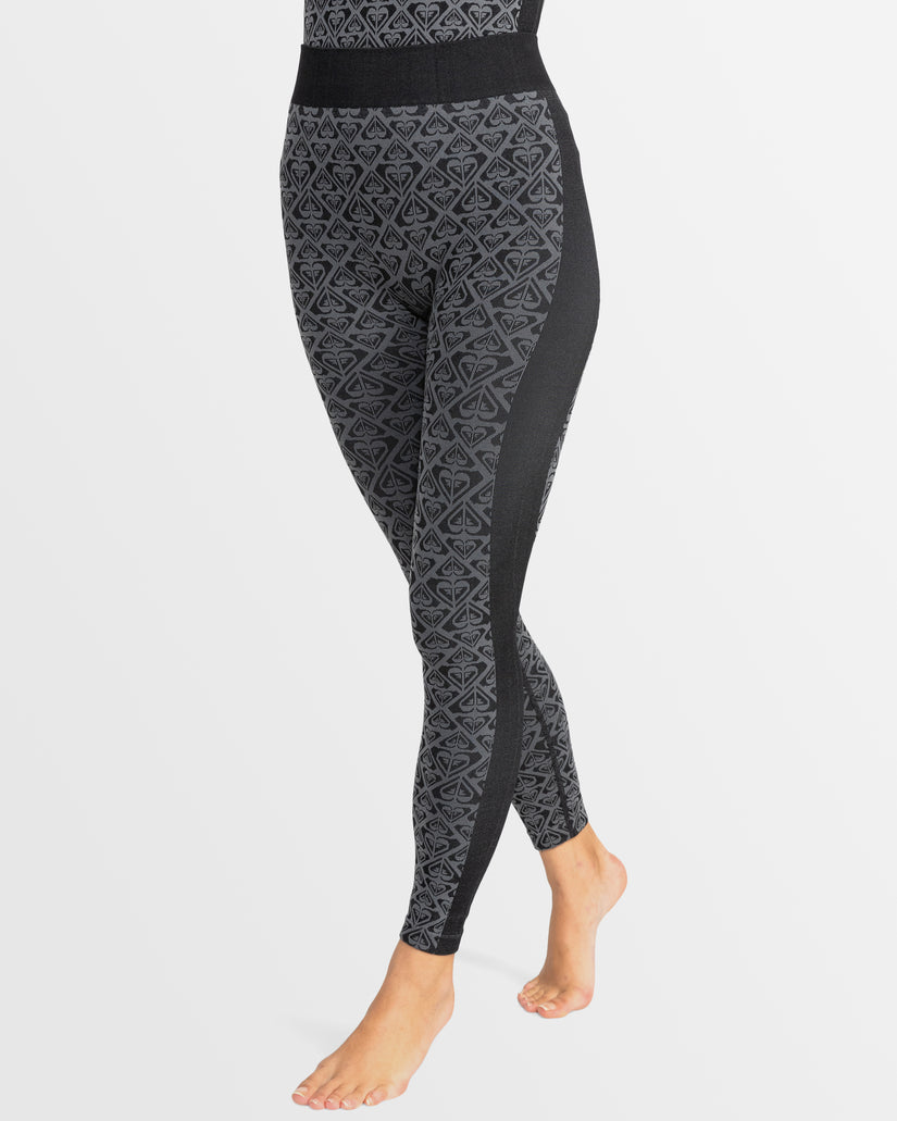 Womens Chill Out Seamless Heart Sport Leggings