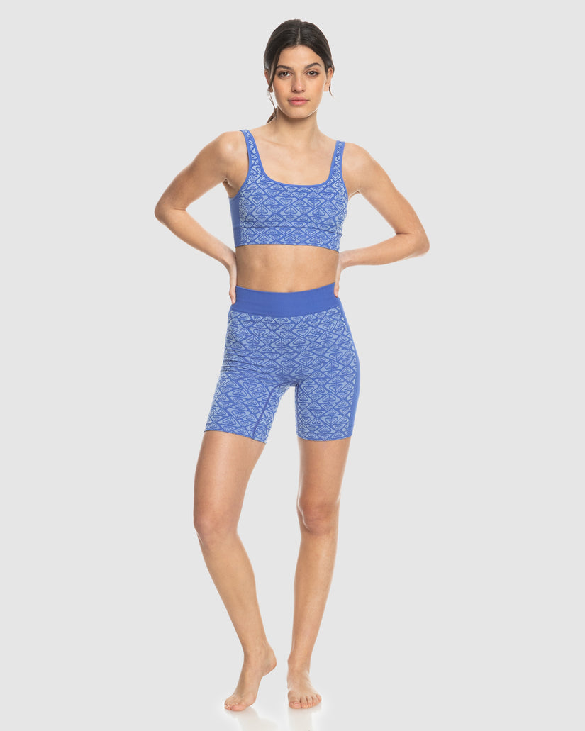 Womens Chill Out Seamless Sports Biker Shorts