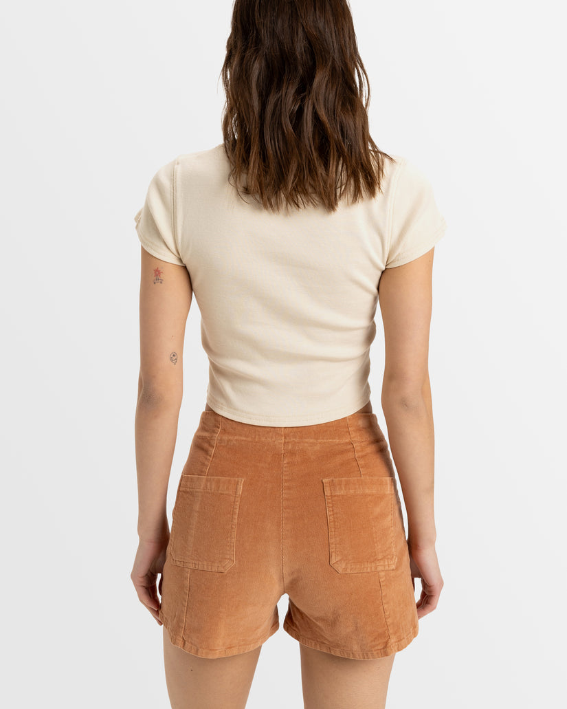 Womens Sessions Corduroy Shorts