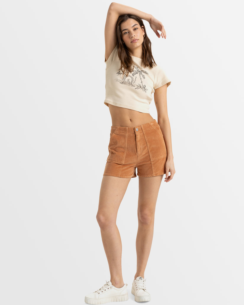 Womens Sessions Corduroy Shorts