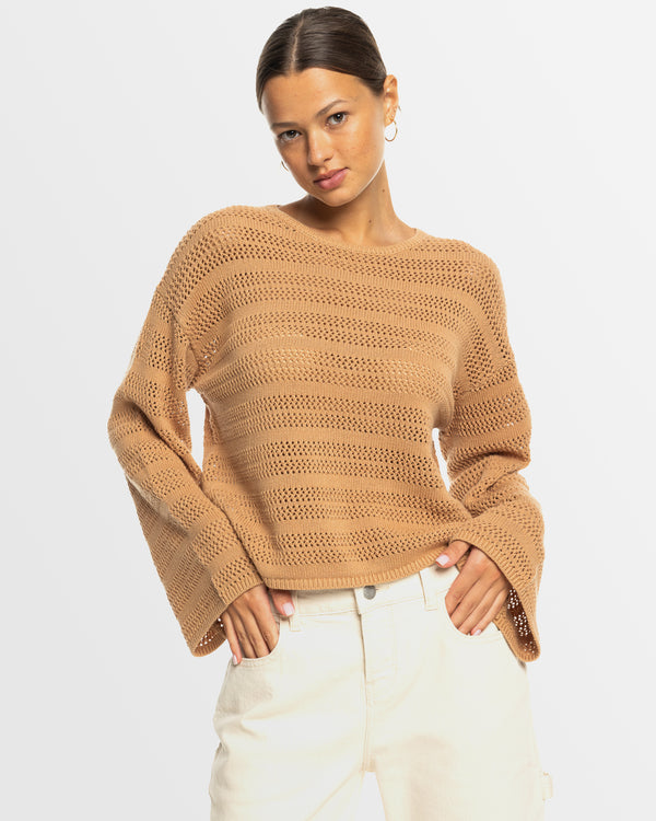 Womens Salt Siren Crew Neck Sweater