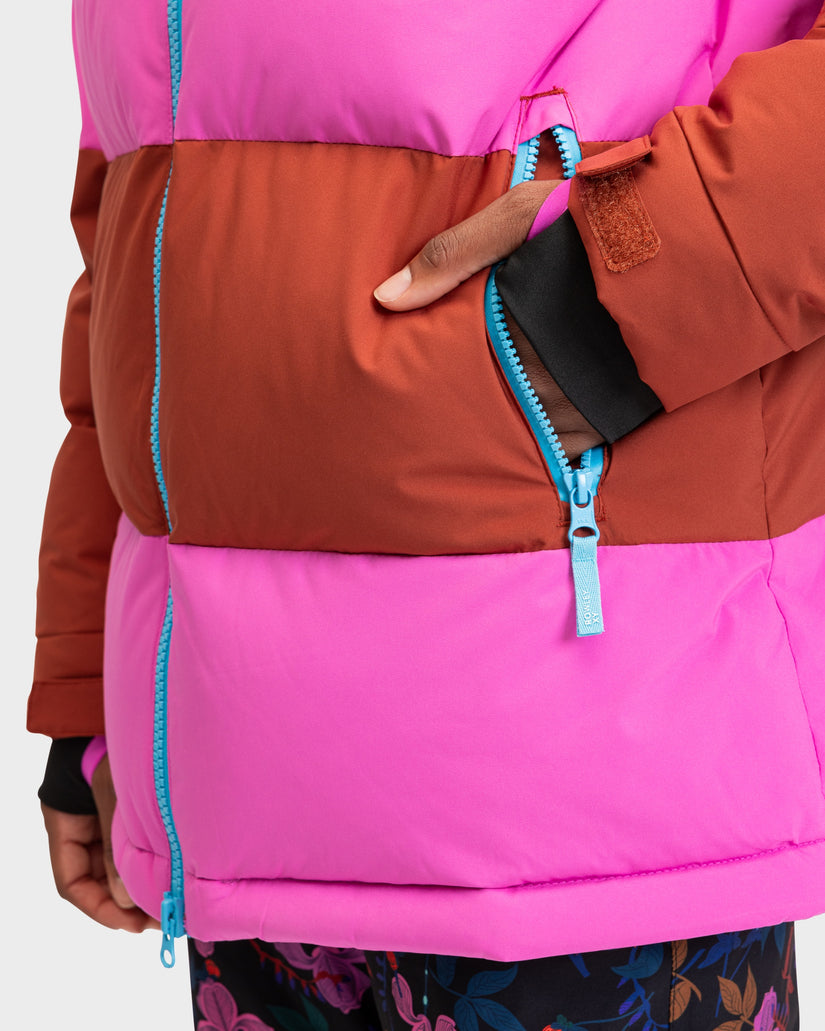 Womens Roxy X Rowley Block Puffer Snow Jacket