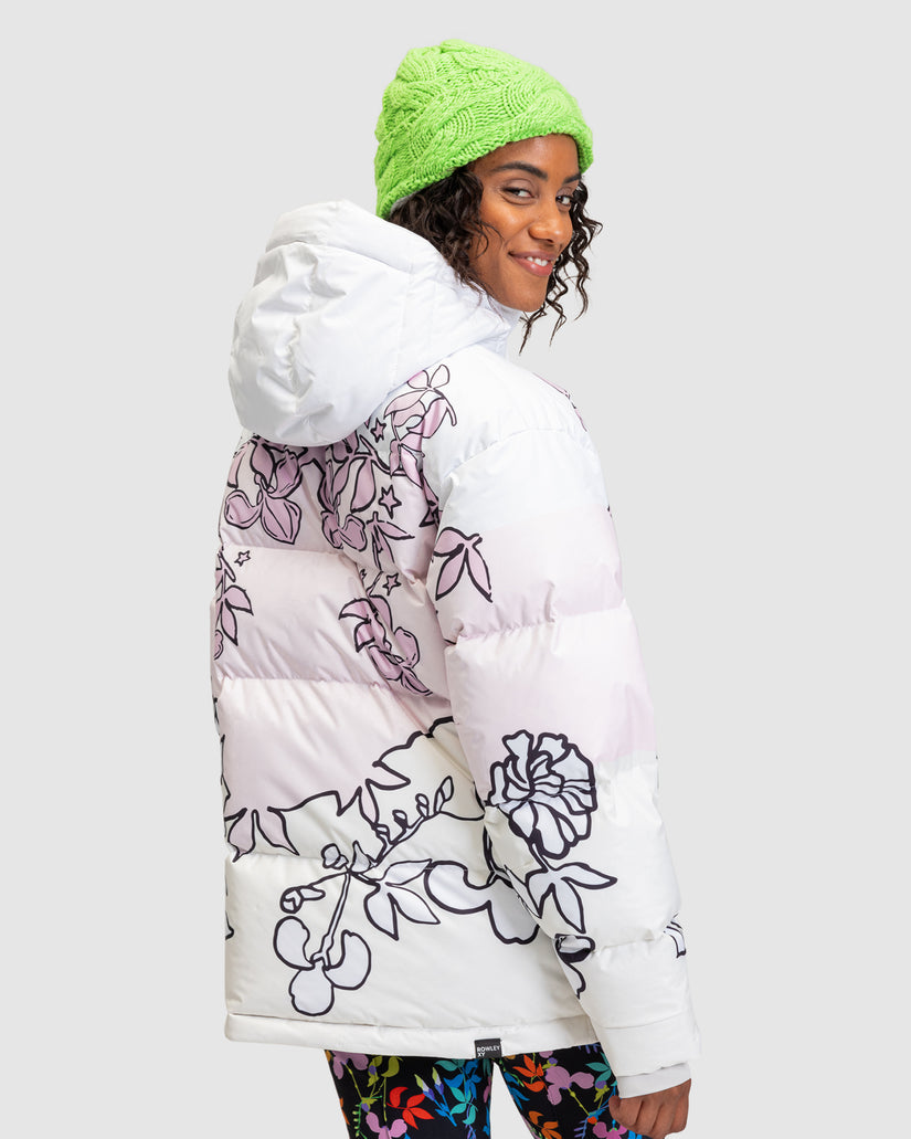 Womens Roxy X Rowley Puffer Jk Snowboard Jacket