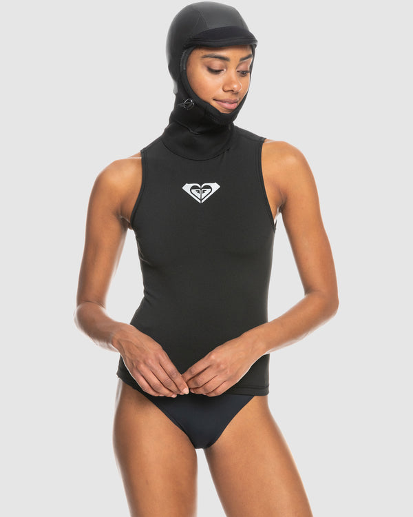 Womens 2mm Swell Series Hooded Wetsuit Vest