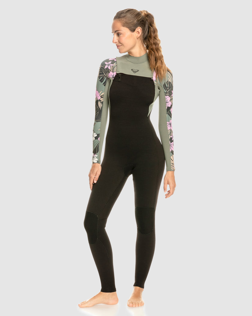 Womens 3/2mm Elite Chest Zip Wetsuit