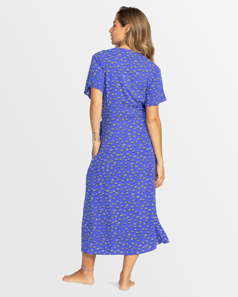 Womens Indigo Sand Midi Dress