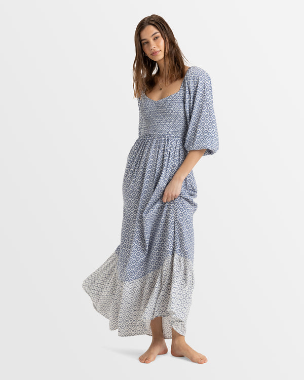 Womens Borderline Maxi Dress