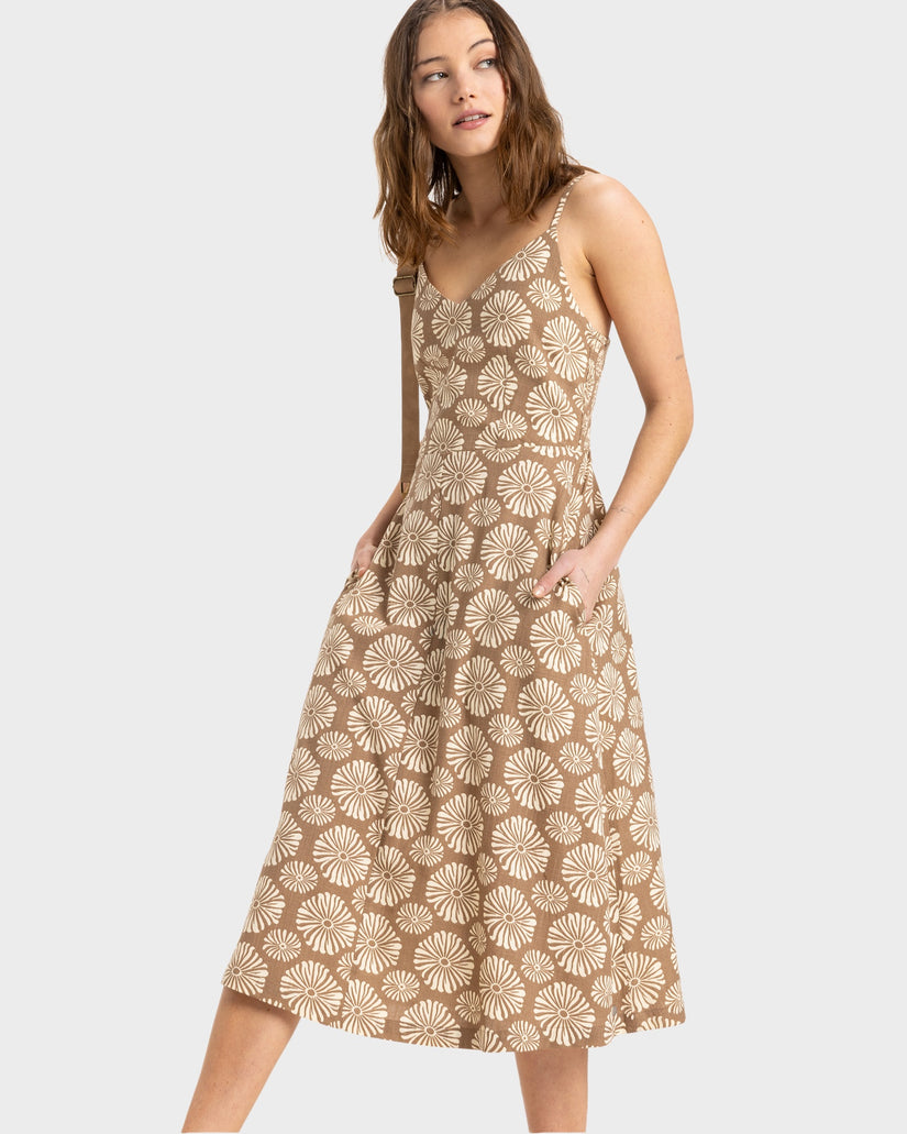 Womens Island Glow Midi Dress