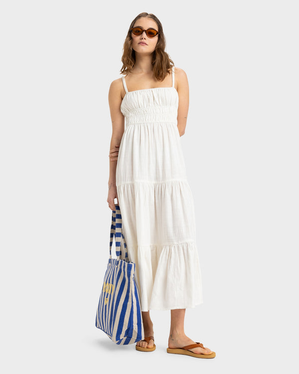 Womens Sunshine Coastline Solid Maxi Dress