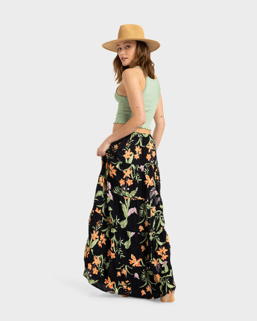 Womens Sweetwater Maxi Printed Skirts