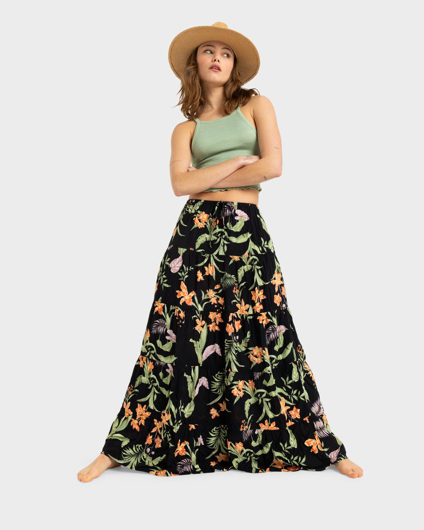 Womens Sweetwater Maxi Printed Skirts