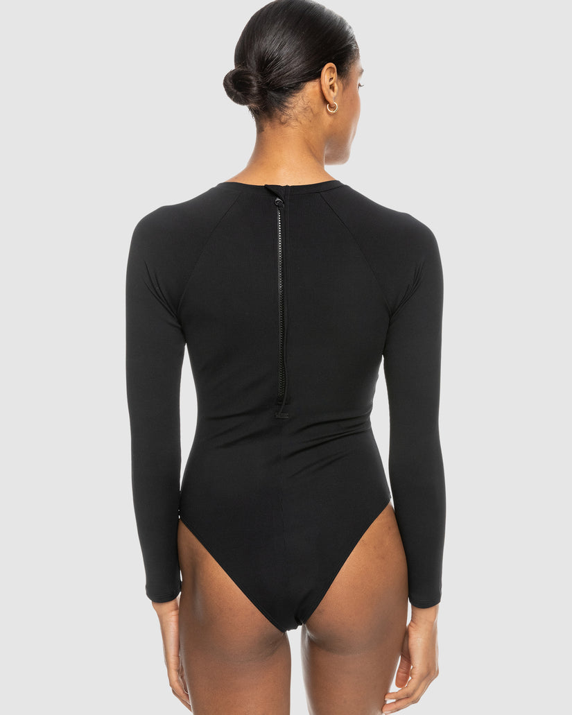 Womens Roxy Pro The Overhead Long Sleeve One Piece Swimsuit