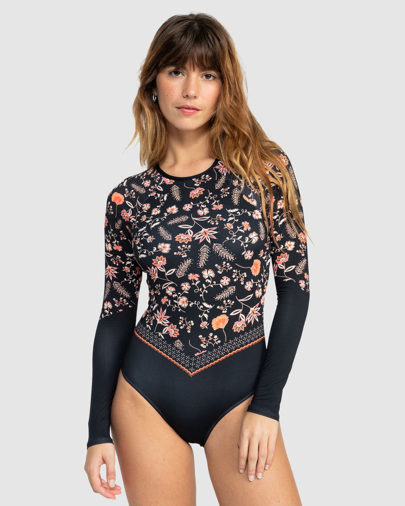 Womens Kerala Long Sleeve One Piece Swimsuit