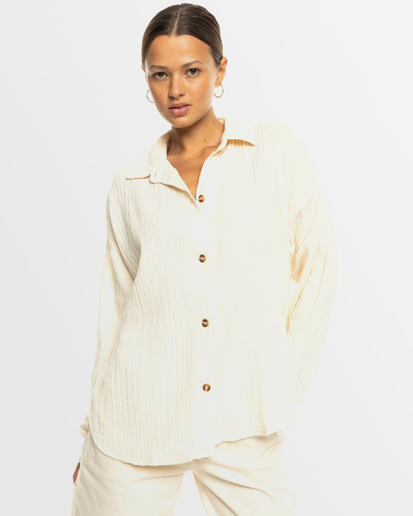 Womens Morning Time Long Sleeve Shirt