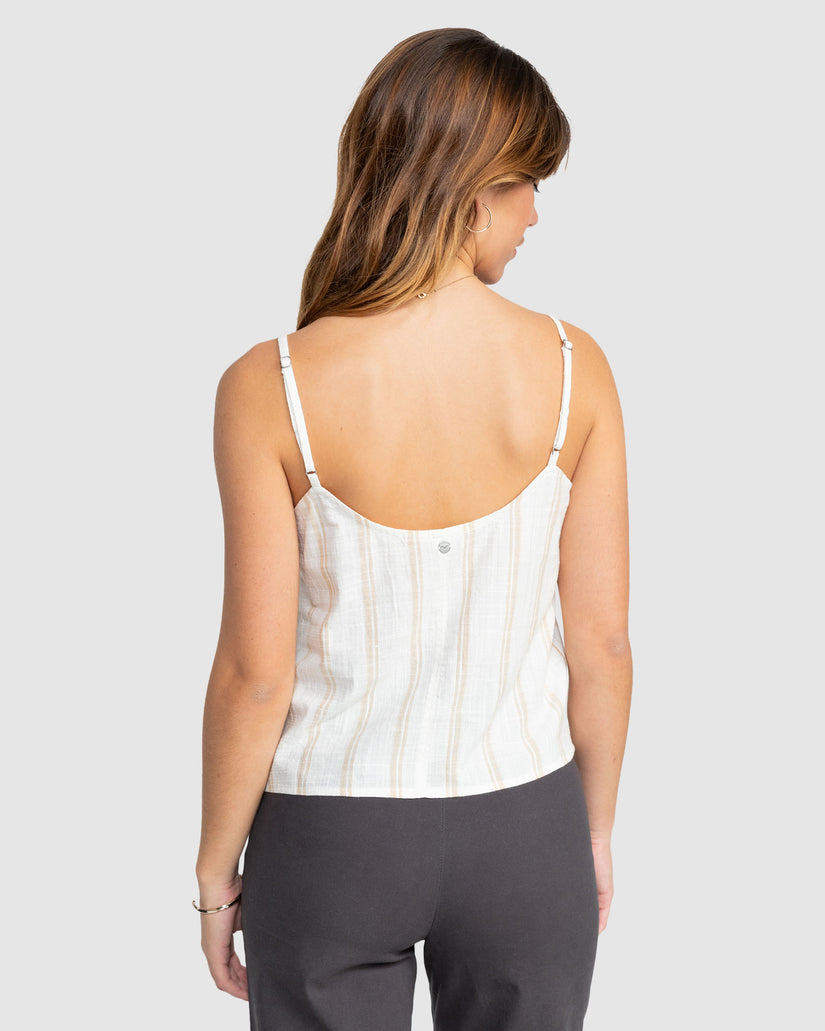 Womens Santorini Stripe Cami Top