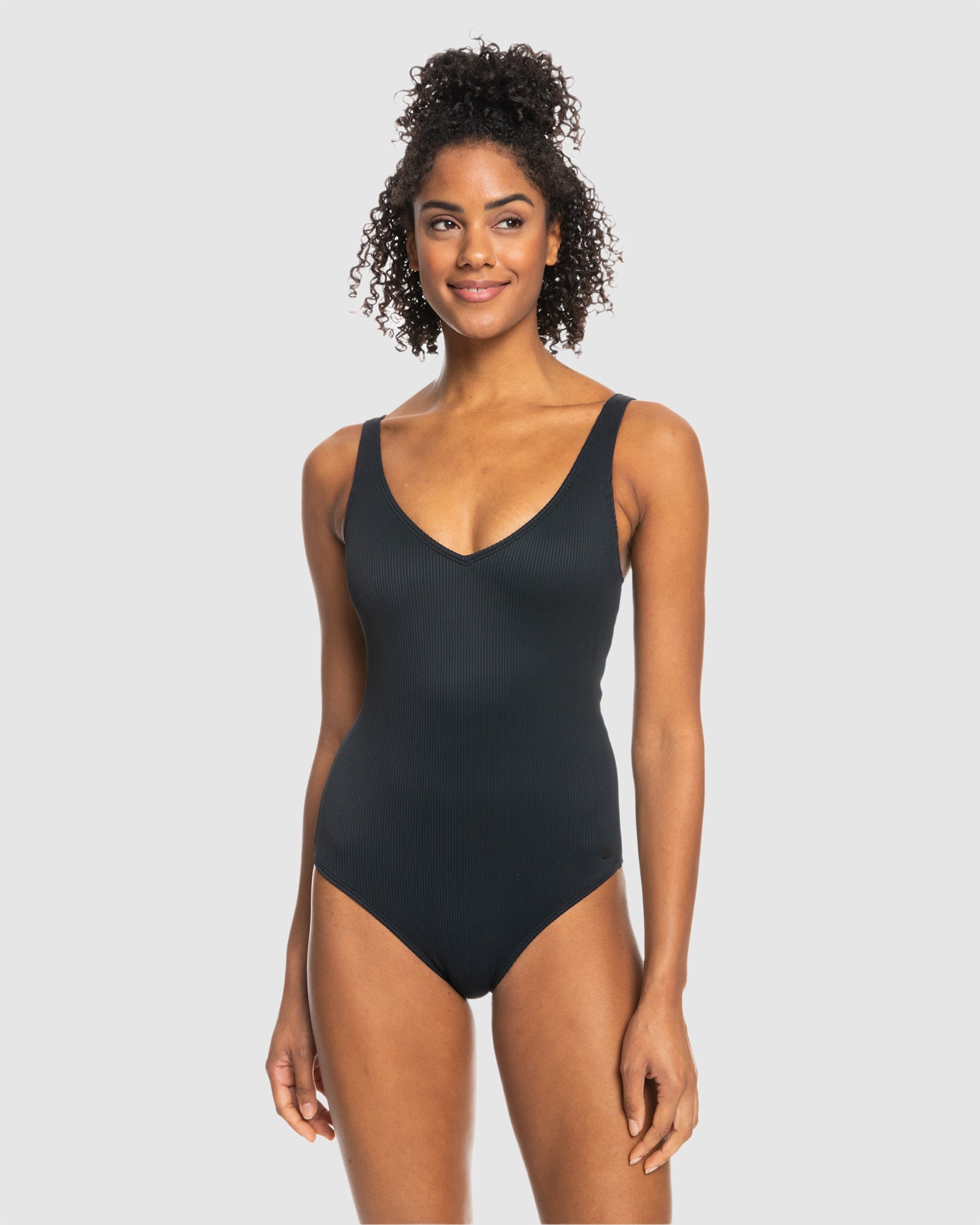 ROXY Womens Rib Love One Piece Swimsuit