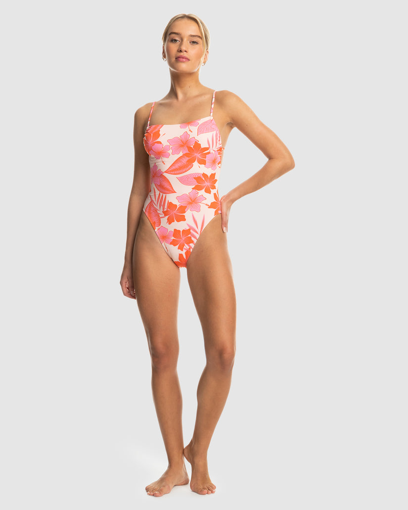 Womens Pt Beach Classics Strappy Op One Piece Swim