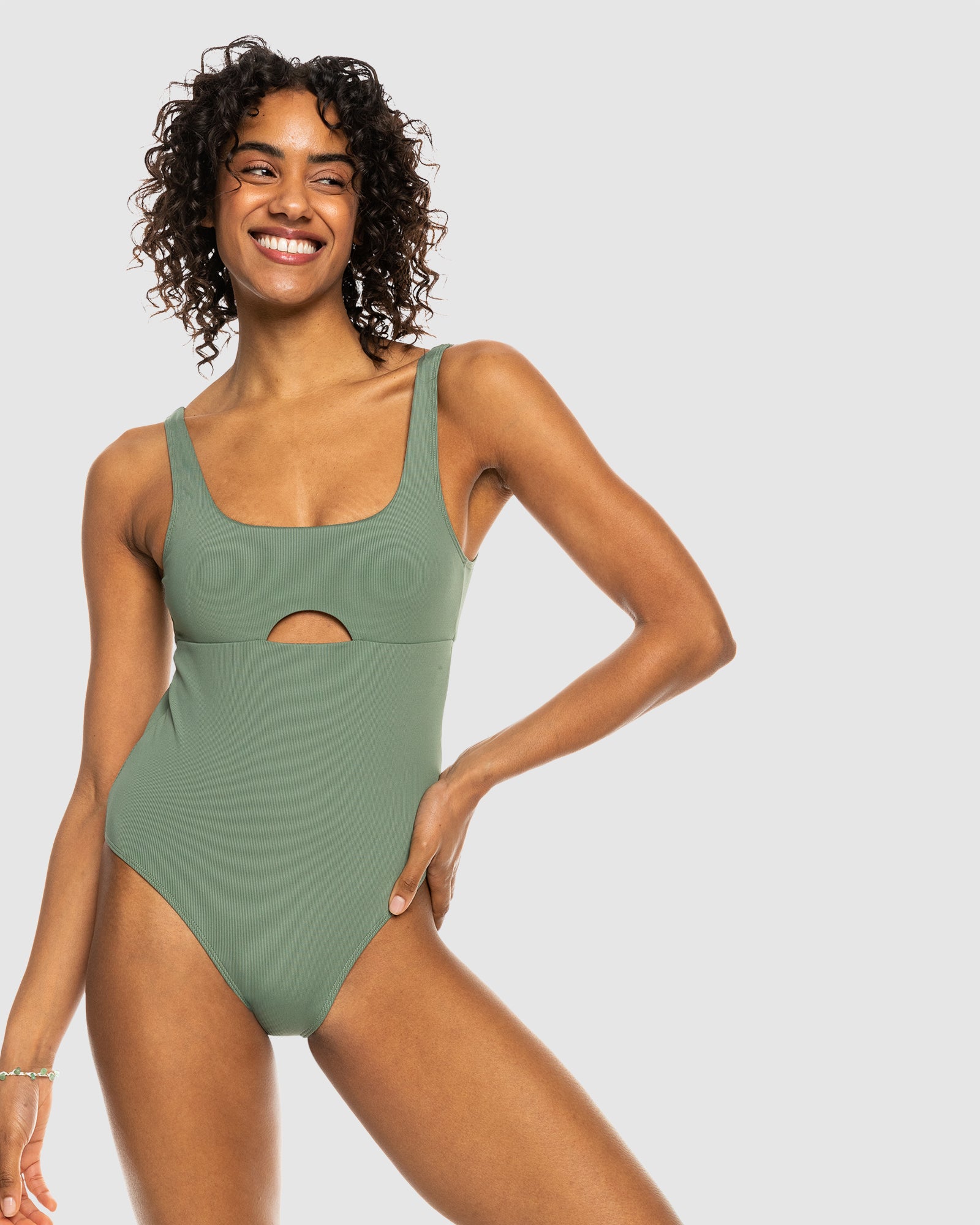 ROXY Womens Pro The Double Line One Piece Swimsuit