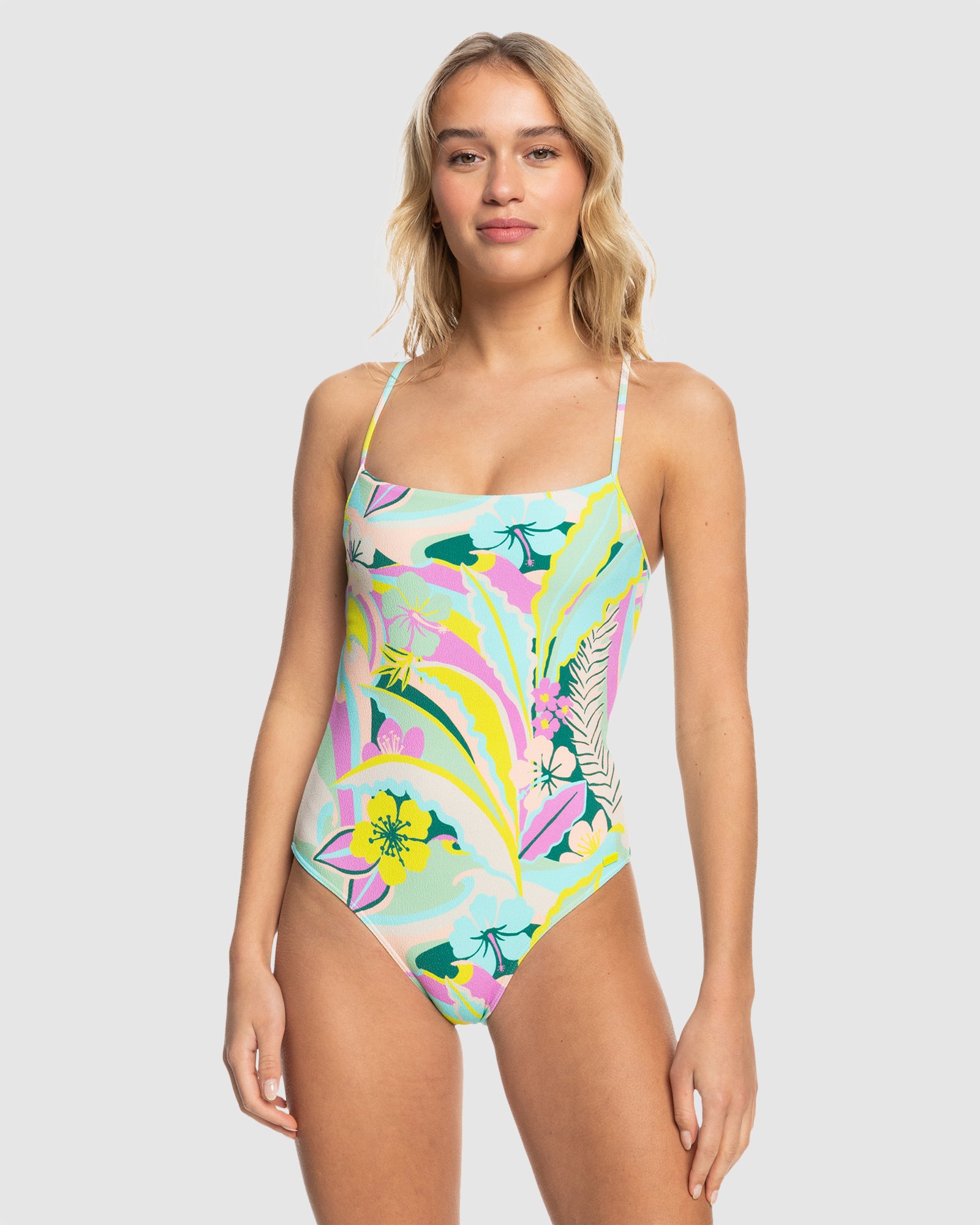 ROXY Womens Rave Wave One Piece One Piece Swim