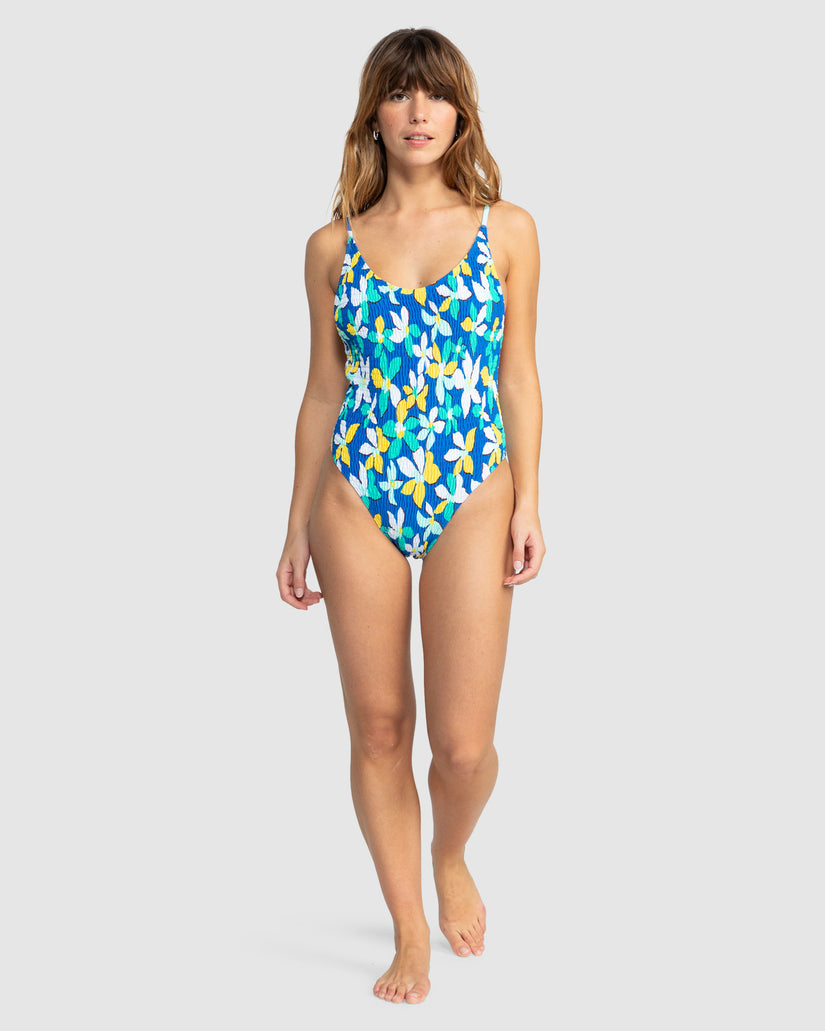 Womens Sunny Days Floral One Piece Swimsuit