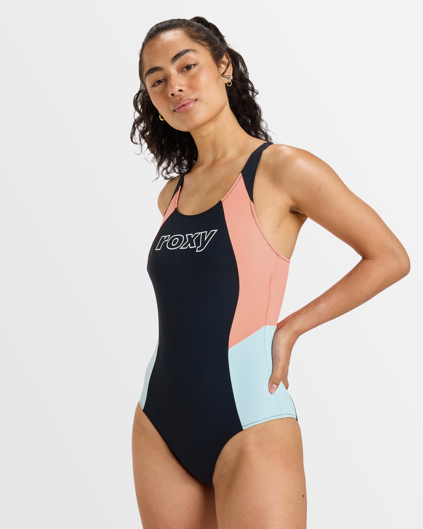 Womens Roxy Active One Piece Swimsuit