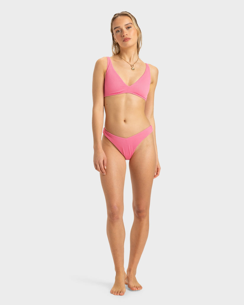 Womens Rib Roxy Love The Oceana V Bikini Top