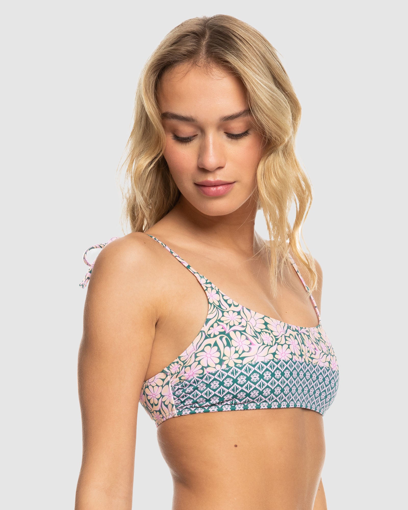 ROXY Womens Free Spirit Bralette Bikini Top