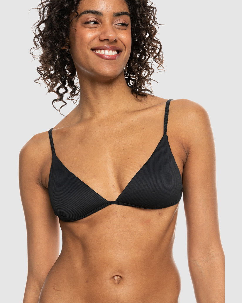 Womens Rib Roxy Love The Quiver Bikini Top