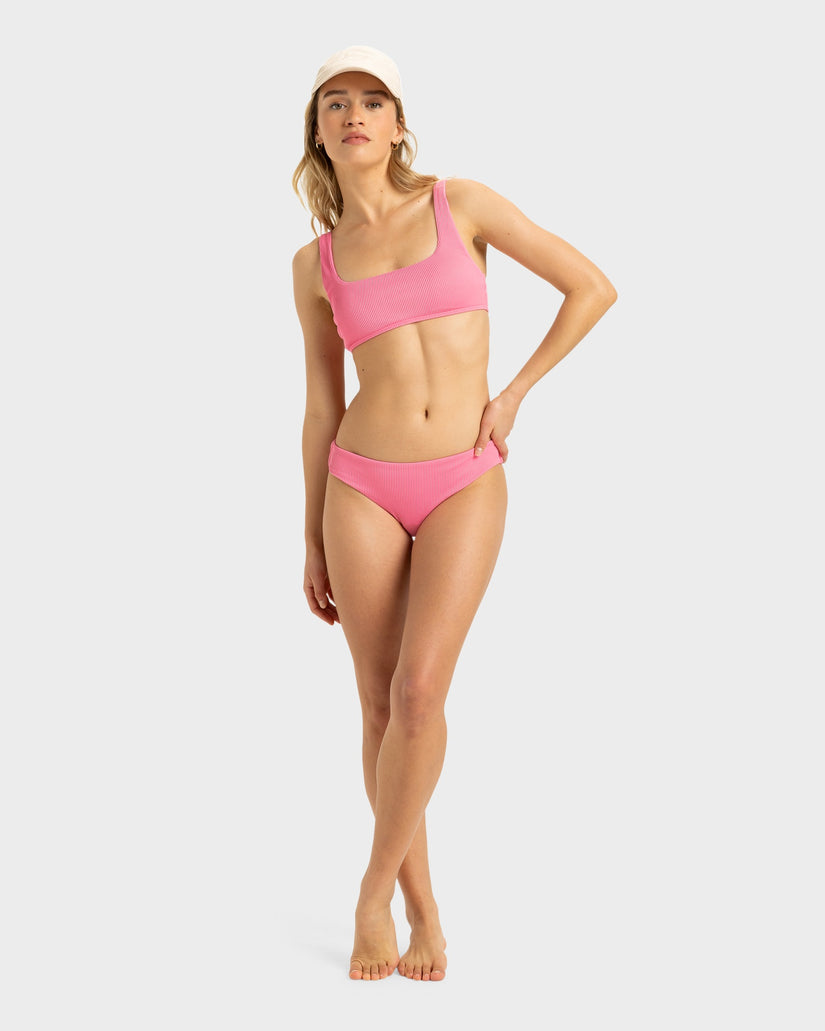 Womens Rib Roxy Love The Glassy Bikini Top