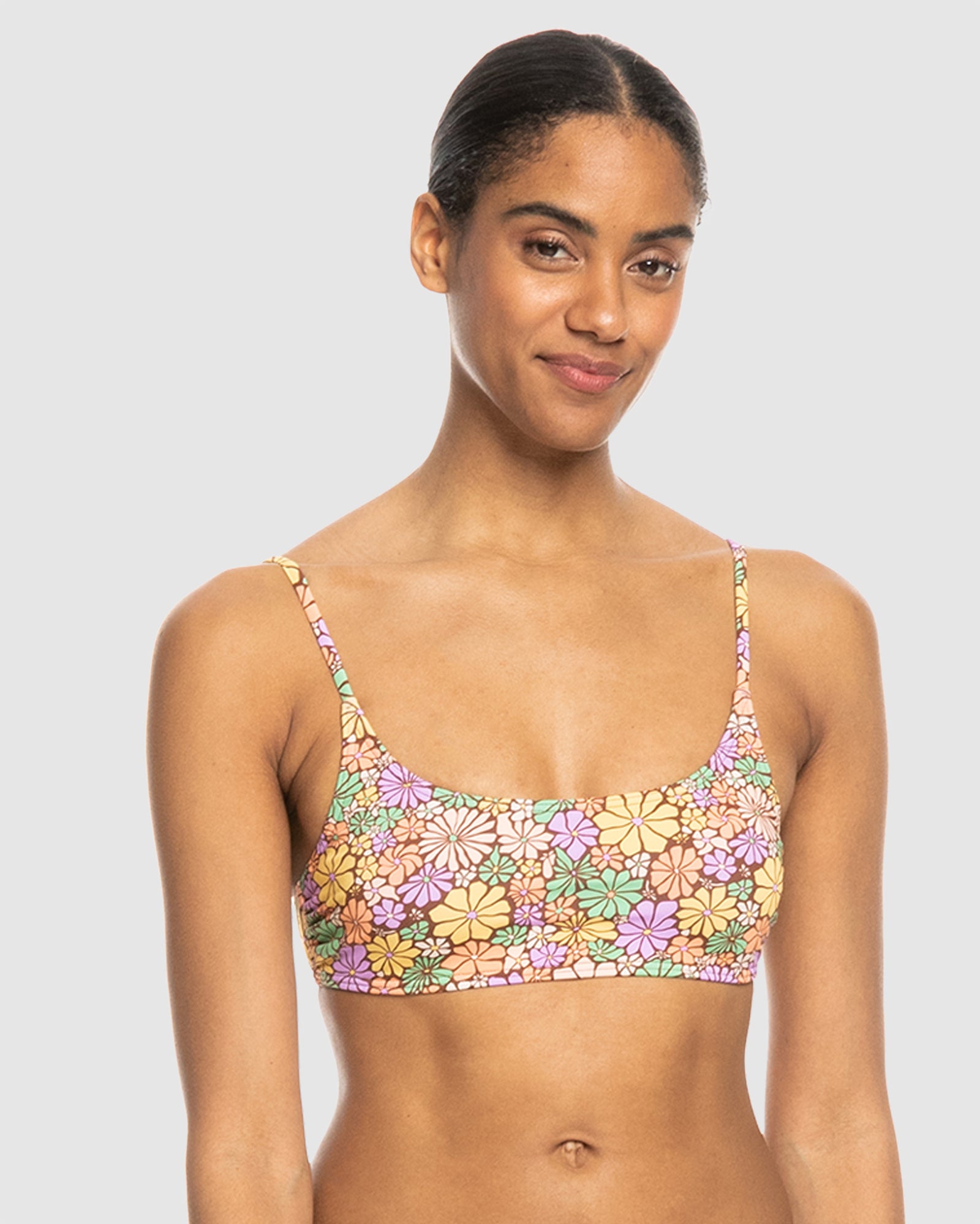 ROXY Womens All About Sol Bralette Bikini Top