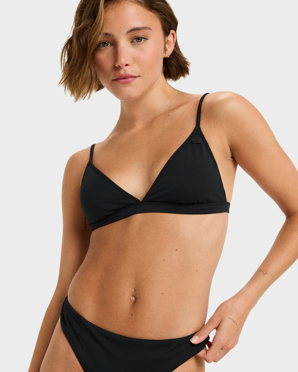 Womens Beach Classics Fixed Tri Bikini Top