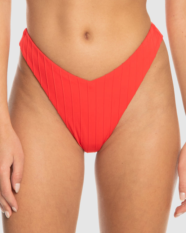 Womens Rib Roxy Love The Sunseeker Bikin Bottom