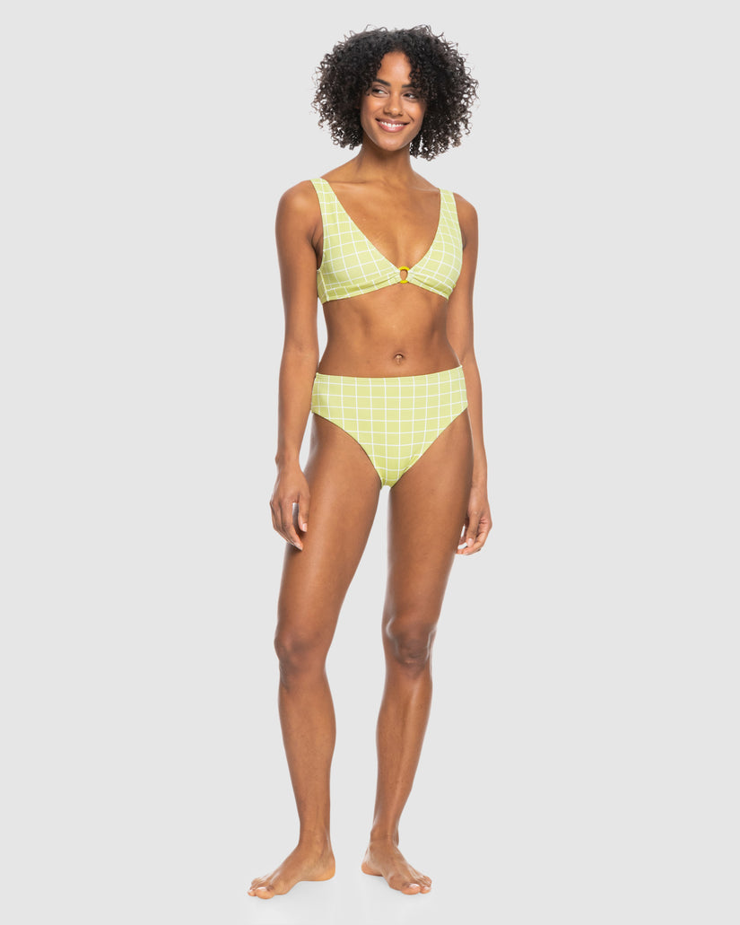 Womens Salty Shine Bikini Midw Hl Bikini Bottom