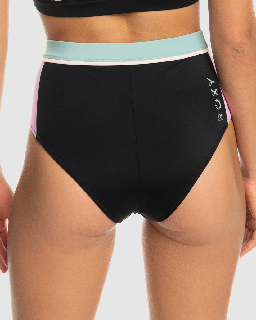 Womens Roxy Active High Waist Mod Sd Bikini Bottom